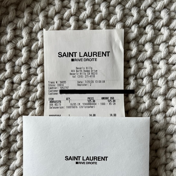 YSL Gold Belt - Picture 8 of 8